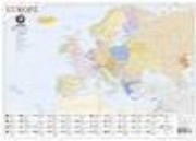 Mapa da Europa plastificado 80x111 cm (32173)